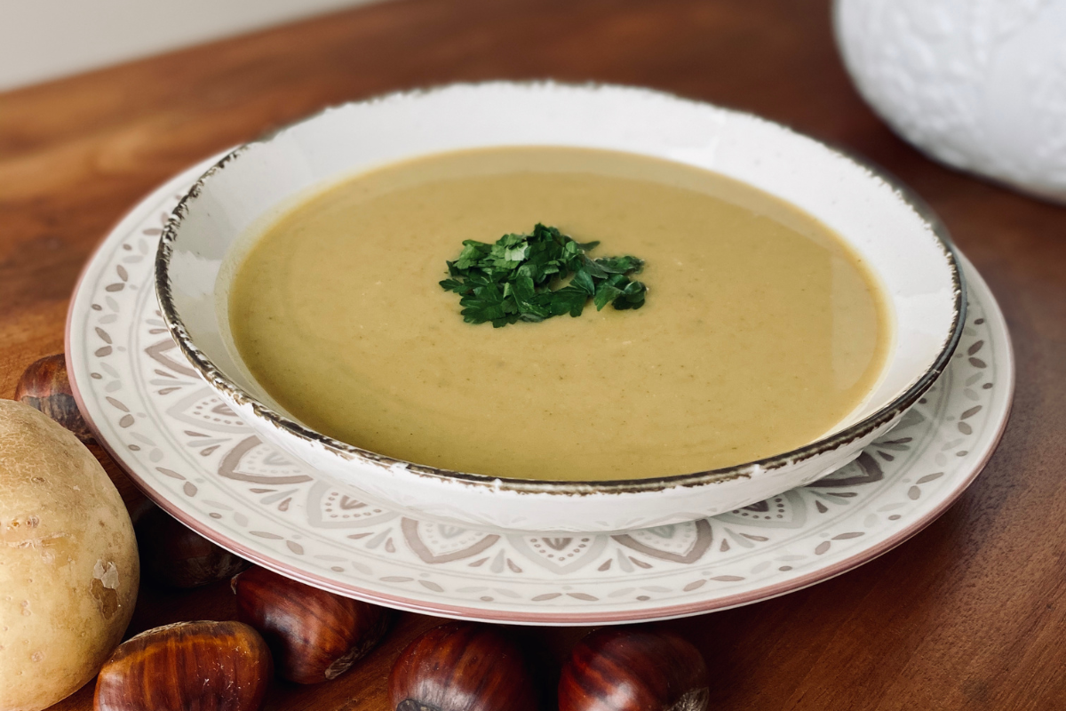 Maronen-Kartoffelsuppe: ein herbstlicher Genuss mit nussigem Aroma