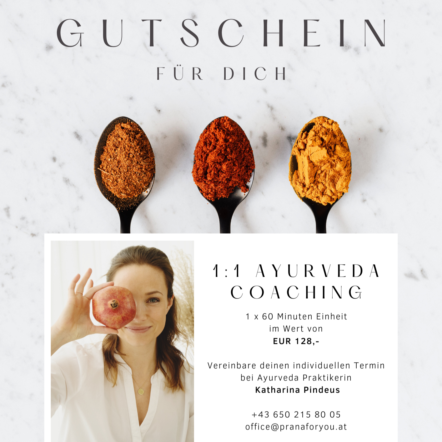 Gutschein für ein 1:1 Ayurveda Coaching